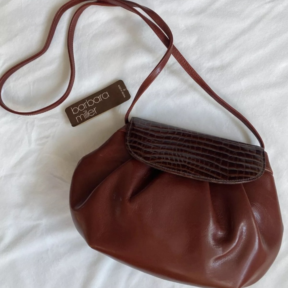 Barbara miller Brown Leather Women's Bag
